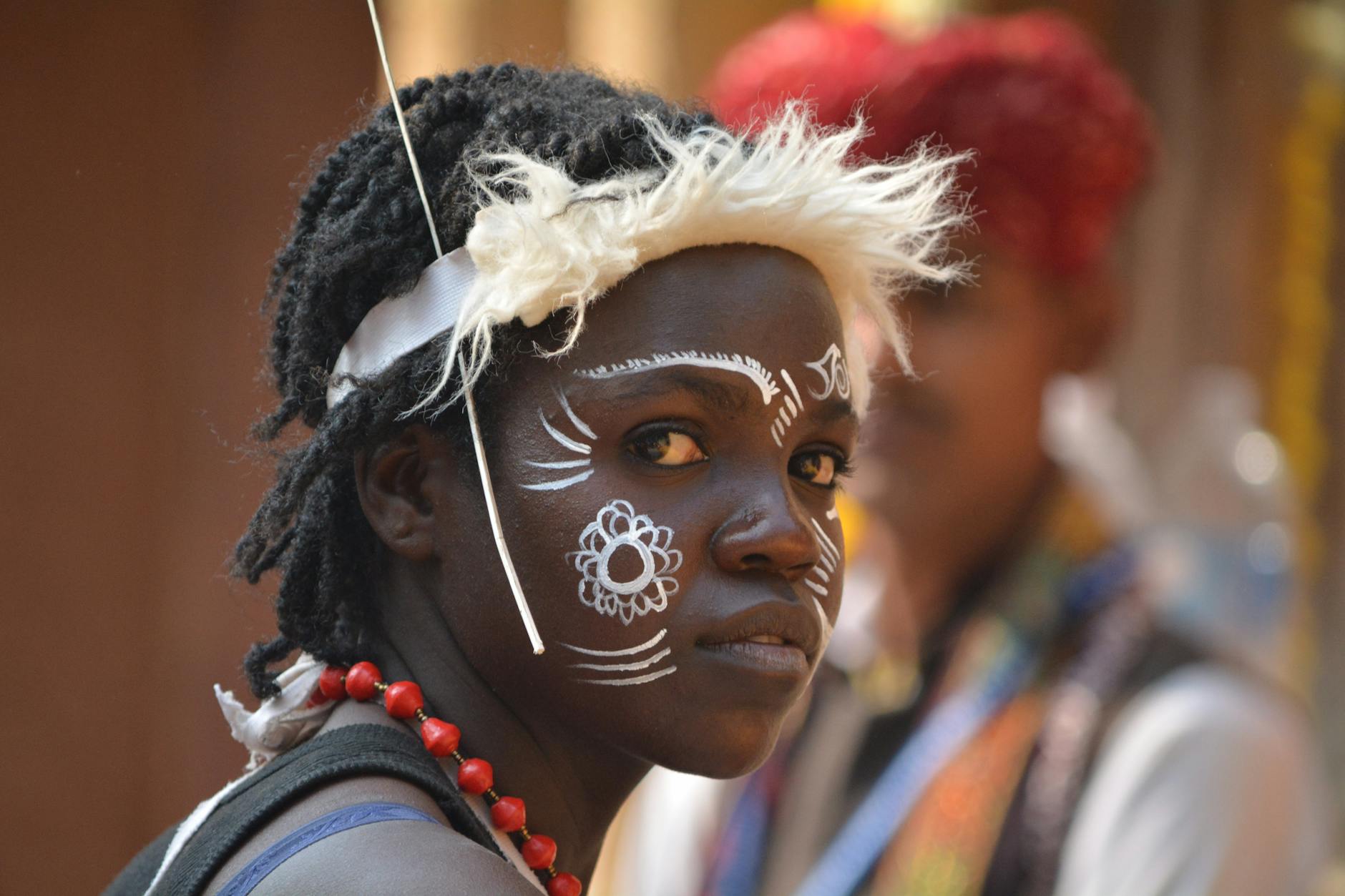 vibrant face painted 697e5fd9e2257